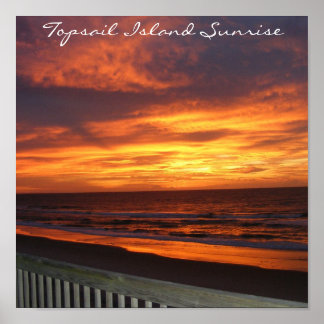 Topsail Island Sunrise Print