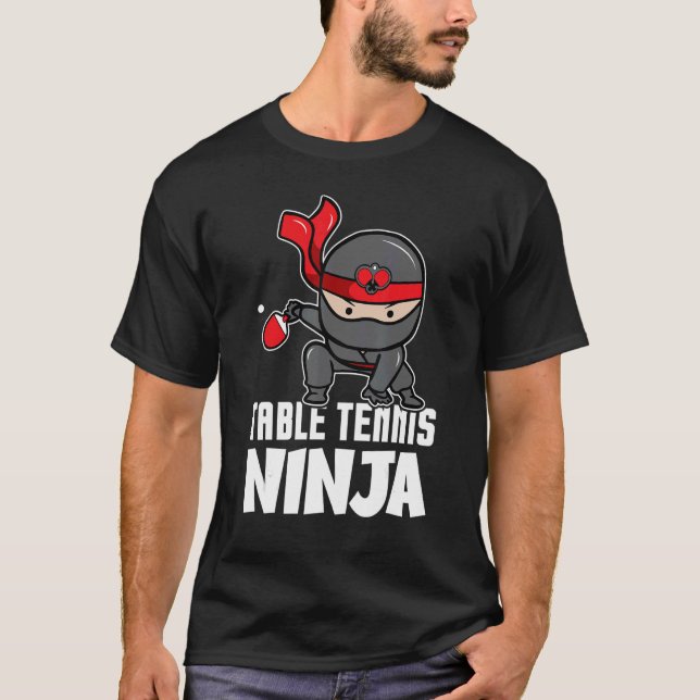 Topspin Ping Pong Outfit For Table Tennis Player T-Shirt (Front)