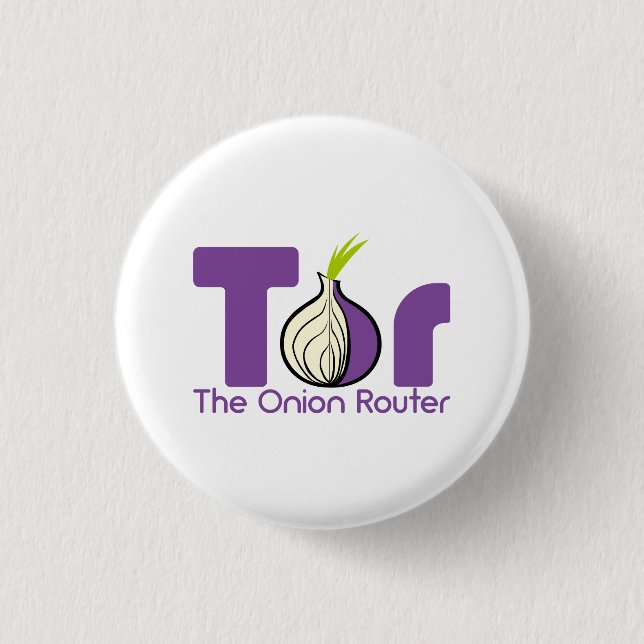 Tor - The Onion Router 3 Cm Round Badge (Front)