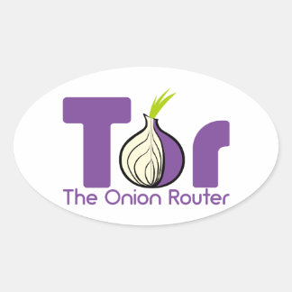 Tor - The Onion Router Oval Sticker