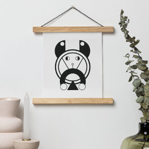 Tora Tiger Geometric Zodiac Hanging Tapestry