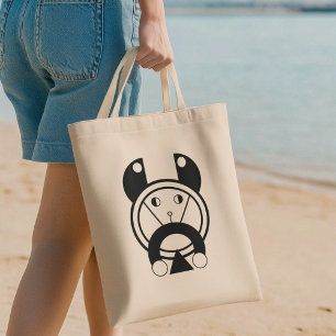 Tora Tiger Zodiac Geometric Tote Bag