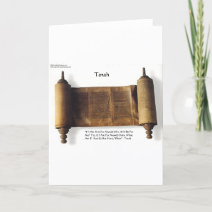 Torah "If Not For Myself" Wisdom Quote Gifts & Tee Card