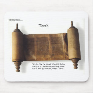 Torah "If Not For Myself" Wisdom Quote Gifts & Tee Mouse Mat