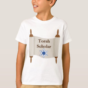 Torah Scholar Scroll Theme T-Shirt