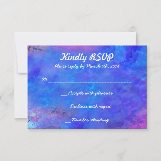 Torah & Tulips Bat Mitzvah Invitation (Front)