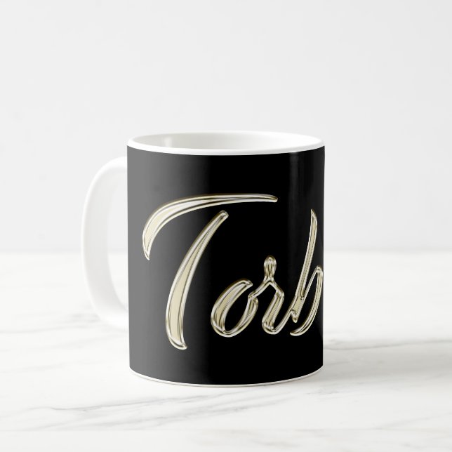 Torben Name whitegold Tasse Teetasse Coffee cup (Front Left)