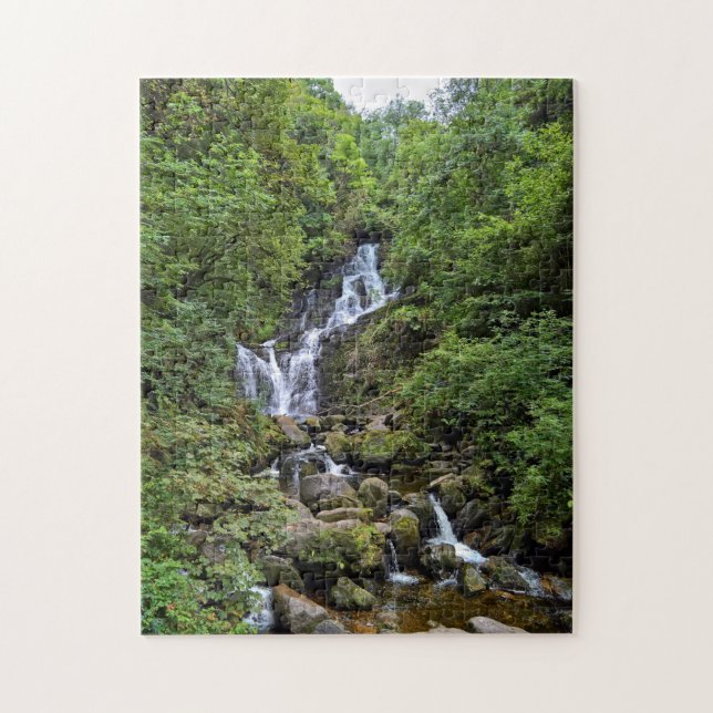 Torc Waterfall in Kerry, Ireland (Ring of Kerry) Jigsaw Puzzle (Vertical)