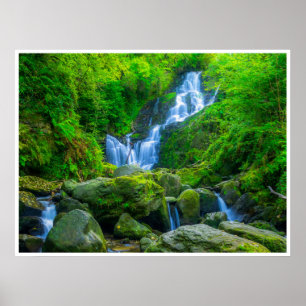 Torc Waterfall Poster   Killarney Park Ireland