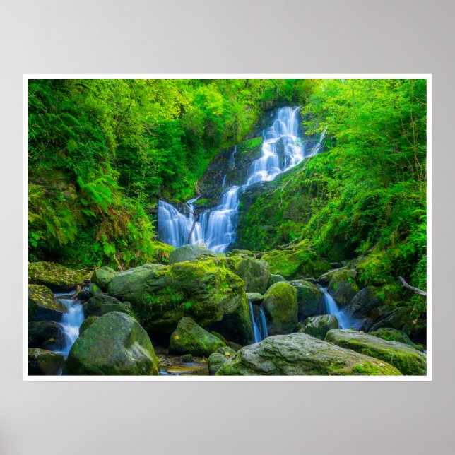 Torc Waterfall Poster | Killarney Park Ireland (Front)