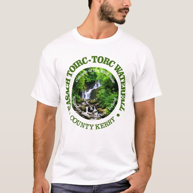 Torc Waterfall (rd) T-Shirt (Front)