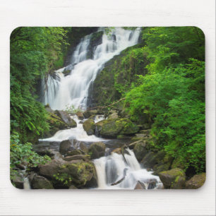 Torc waterfall scenic, Ireland Mouse Mat