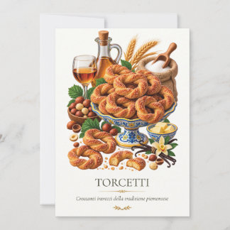 Torcetti – Vintage Italian Dessert Invitation