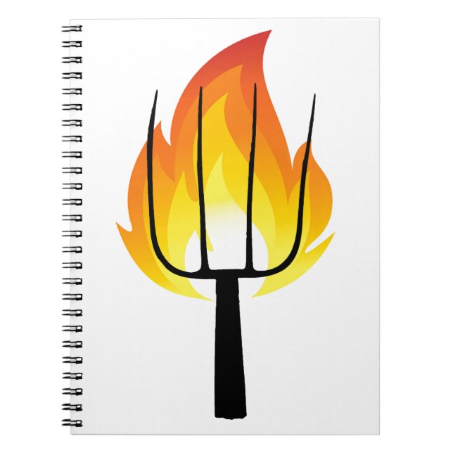 Torch and Pitchfork Notebook (Front)