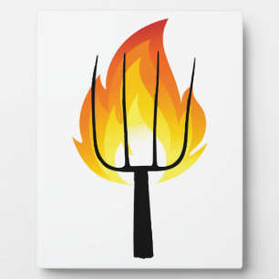 Torch and Pitchfork Plaque