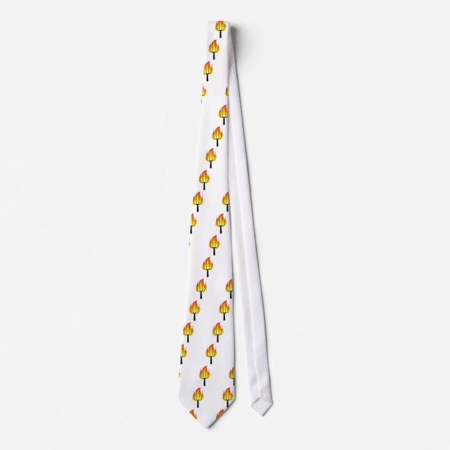 Torch and Pitchfork Tie (Front)