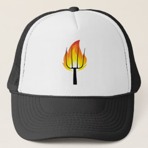 Torch and Pitchfork Trucker Hat