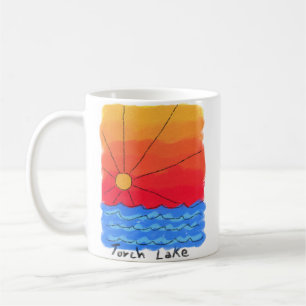 Torch Lake Sunrise Coffee Mug