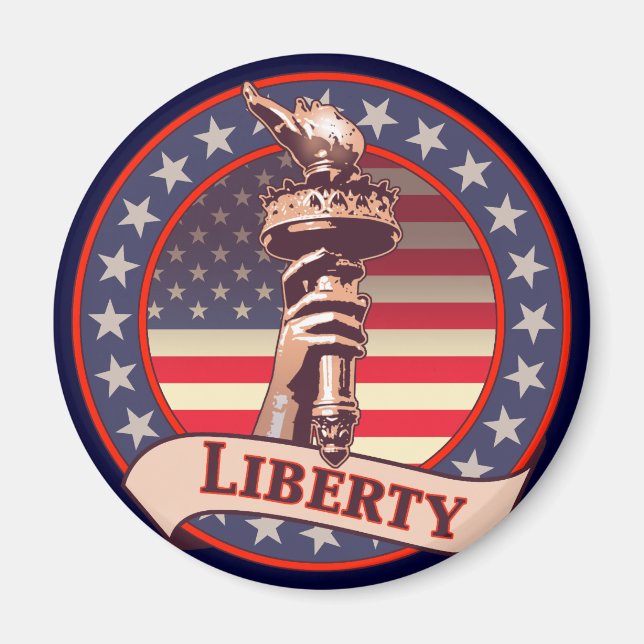 Torch of Liberty Magnet (Front)