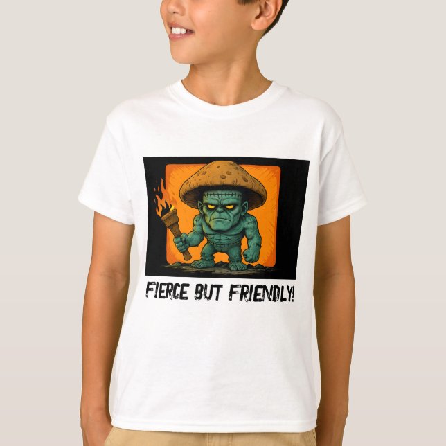 Torch & Temper – Mushroom Beast Design T-Shirt (Front)
