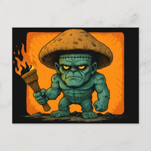 Torch & Temper-Mushroom Beast Holiday Postcard