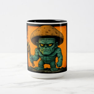 Torch & Temper-Mushroom Beast Two-Tone Coffee Mug