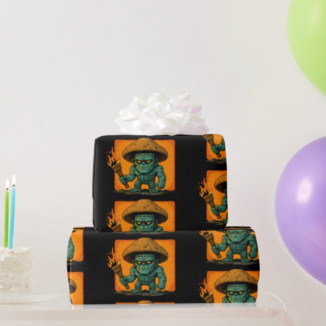 Torch & Temper-Mushroom Beast Wrapping Paper (Party Gifts)