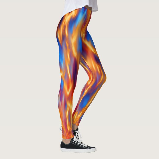 Torched by Kenneth Yoncich Leggings (Right)