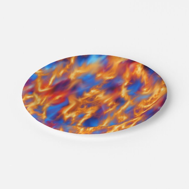 Torched by Kenneth Yoncich Paper Plate (Angled)