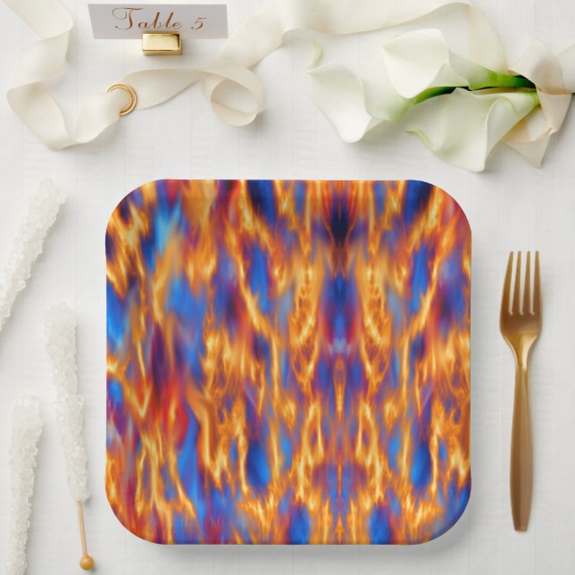 Torched by Kenneth Yoncich Paper Plate (Wedding)