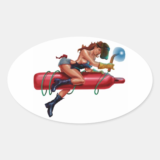 Torchin Oval Sticker (Front)