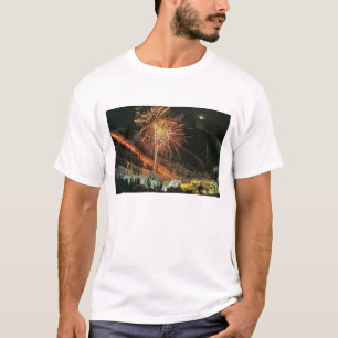 Torchlight parade and fireworks during Winter T-Shirt