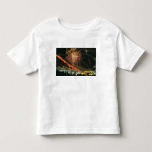 Torchlight parade and fireworks during Winter Toddler T-Shirt