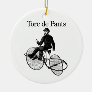 Tore de Pants Ceramic Tree Decoration