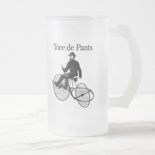 Tore de Pants frosted beer mug