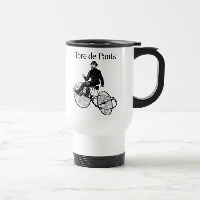 Tore de Pants Travel Mug (Right)