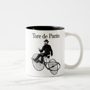 Tore de Pants Two-Tone Coffee Mug