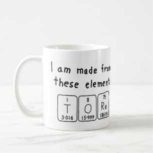 Tore periodic table name mug