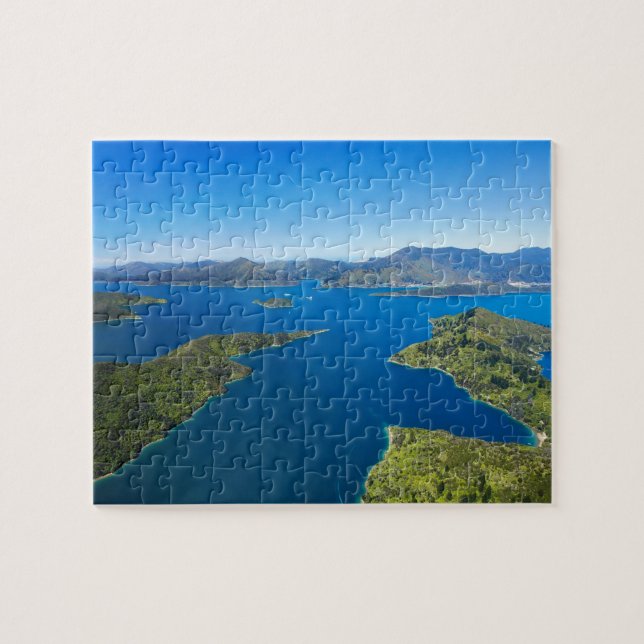 Torea Bay, Queen Charlotte Sound, Marlborough Jigsaw Puzzle (Horizontal)