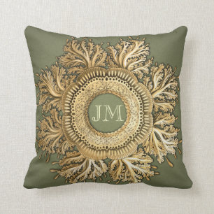 Toreuma Bellagemma gold & Green Cushion