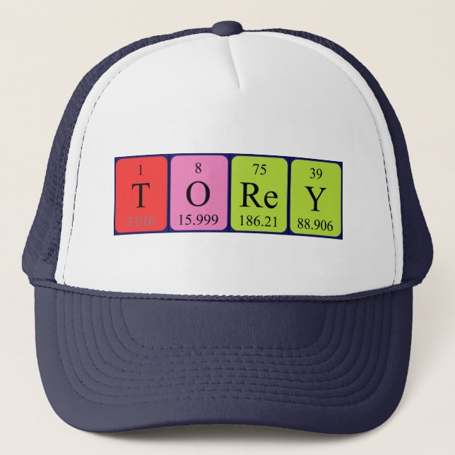 Torey periodic table name hat (Front)