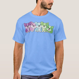 Toric Flag Pride Lgbtq Dogs Toric Corgi T-Shirt