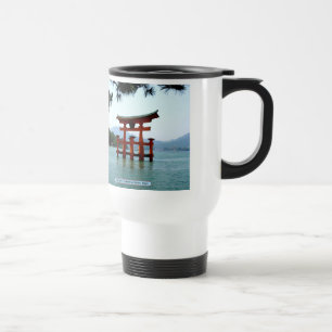 Torii gate, Itsukushima Shrine, Japan Travel Mug