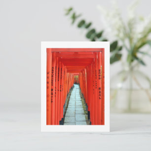 Torii Gates of Nezu Shrine: Tokyo Postcard
