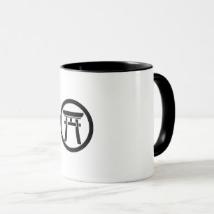 Torii in the middle wheel mug