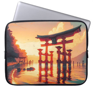 Torii of the Rising Light Laptop Sleeve