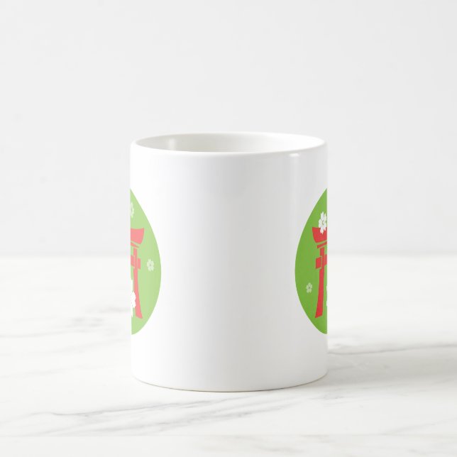 Torii (red and green) mug (Center)