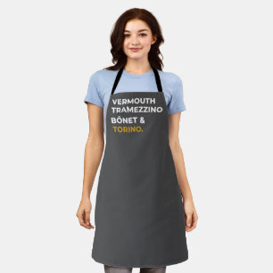 Torino Food Icons - Vermouth, Tramezzino, Bônet Apron
