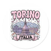 Torino Italia Pink Drippy Yami Kawaii Skyline