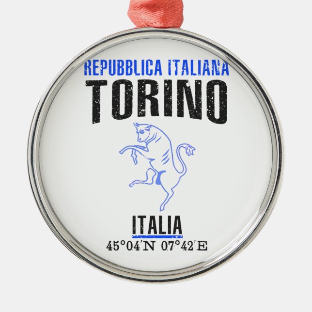 Torino Metal Tree Decoration (Front)